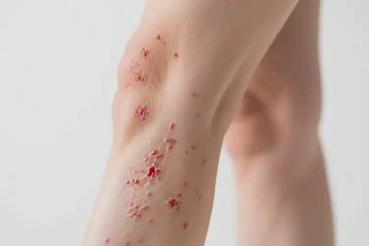 女人大腿偶尔起湿疹可以治好吗(图4)