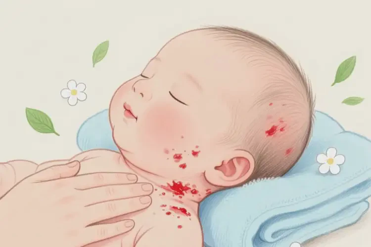 宝宝脖子经常长湿疹能治好吗(图2)