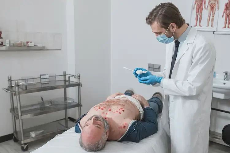 男人肚子容易起湿疹可以治好吗(图3)