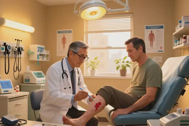 男性小腿上经常长湿疹可以治好吗(图1)