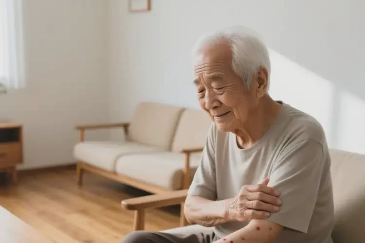 高龄老人手臂上经常起湿疹能不能彻底自愈(图1)