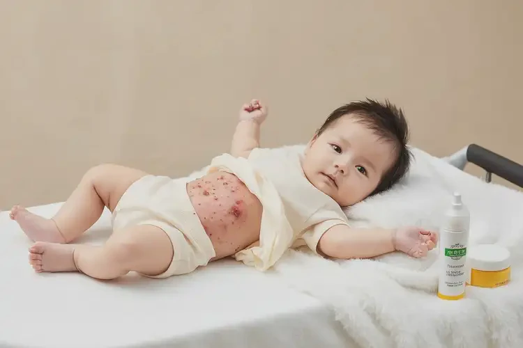 宝宝肚子有湿疹能治好吗(图2)