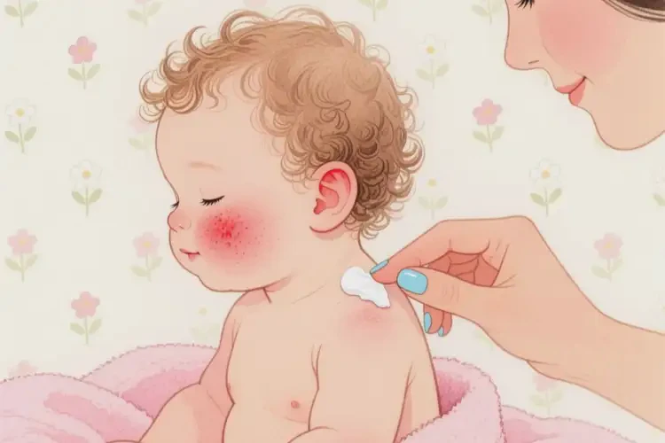 婴儿脖子容易起湿疹能治好吗(图3)