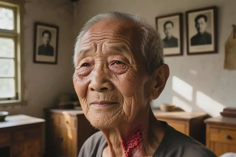 高龄老人脖子长湿疹可不可以彻底自愈(图1)