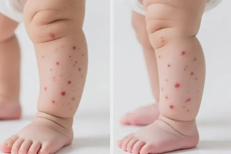 宝宝小腿上容易起湿疹能治好吗(图3)