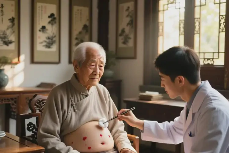 高龄老人肚子上经常长湿疹可以治好吗(图2)