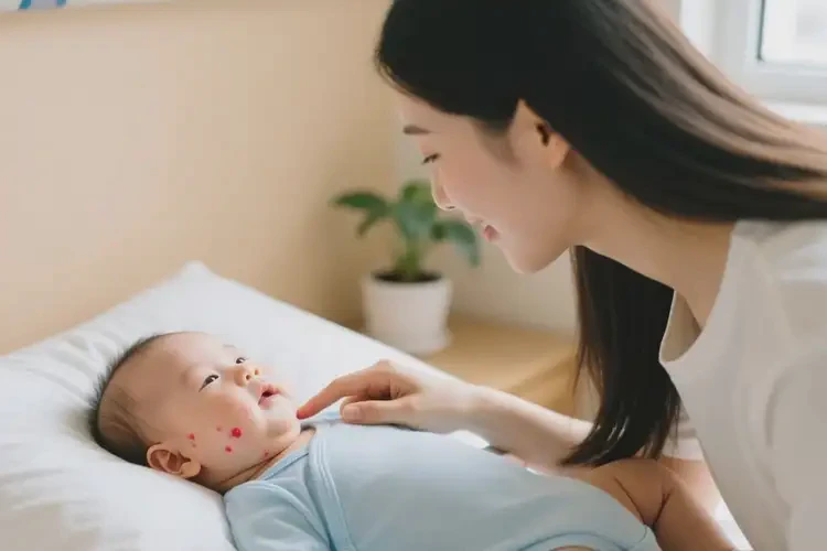 婴儿脖子容易起湿疹能治好吗(图4)