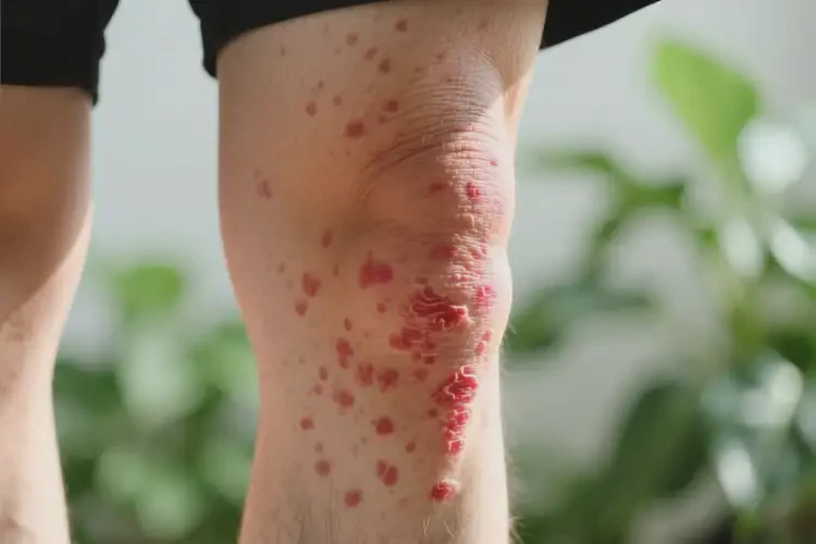 男人大腿有湿疹可以治好吗(图4)