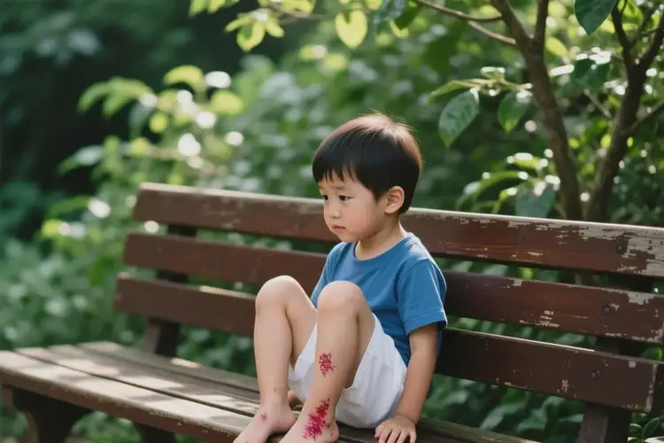 孩子脚上经常长湿疹不管它会自己自愈吗(图3)