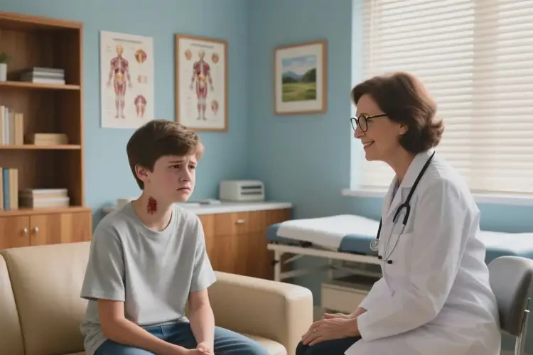 青少年脖子上长湿疹可以治好吗(图4)