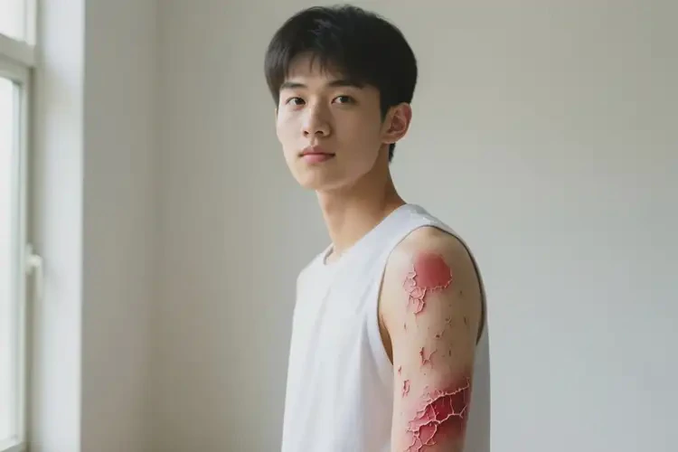 大学生手臂上经常起湿疹能不能彻底自愈(图1)