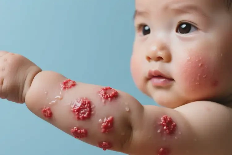 小儿手臂长湿疹可以彻底自愈吗(图4)