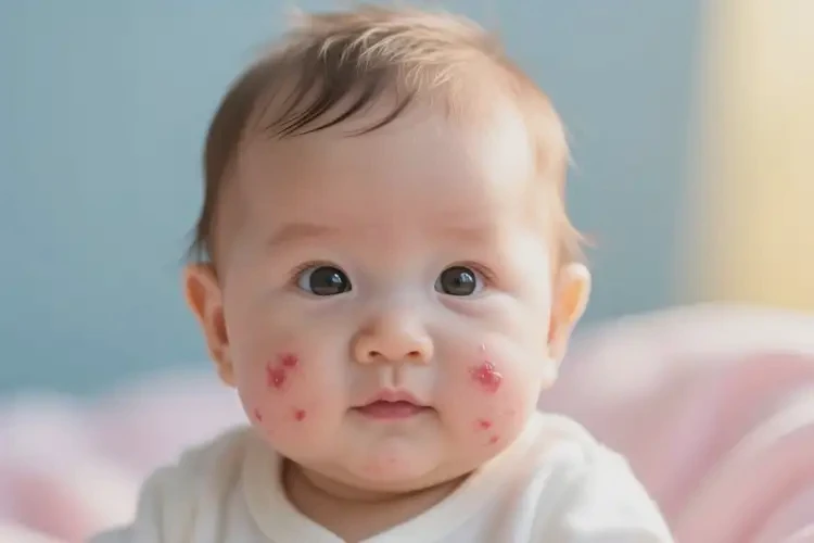 婴儿脸上出现湿疹能治好吗(图2)
