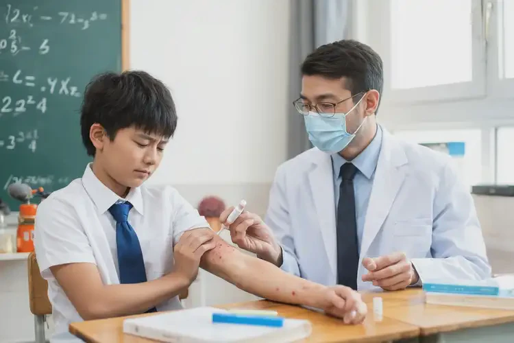 中学生四肢经常起湿疹可以治好吗(图3)