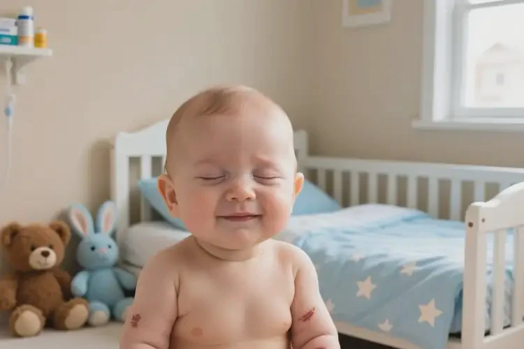 婴儿手臂上偶尔起湿疹能治好吗(图3)