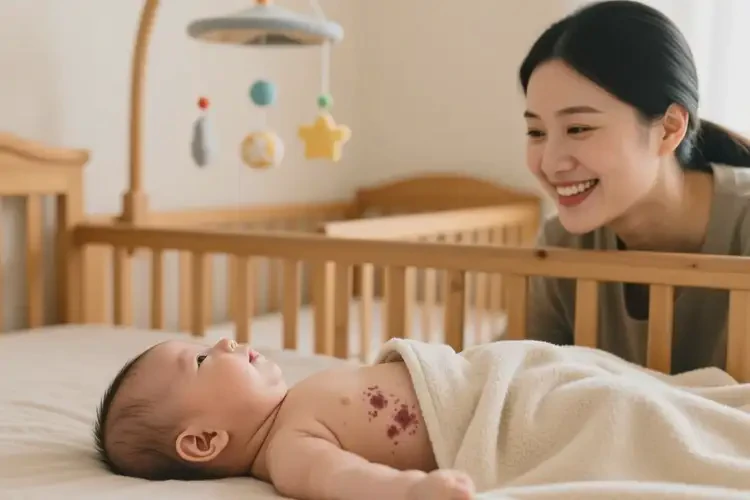 宝宝脖子上起湿疹能治好吗(图1)