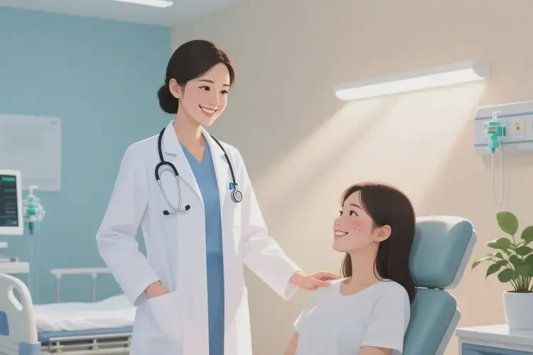 女性面部出现湿疹可以治好吗(图2)