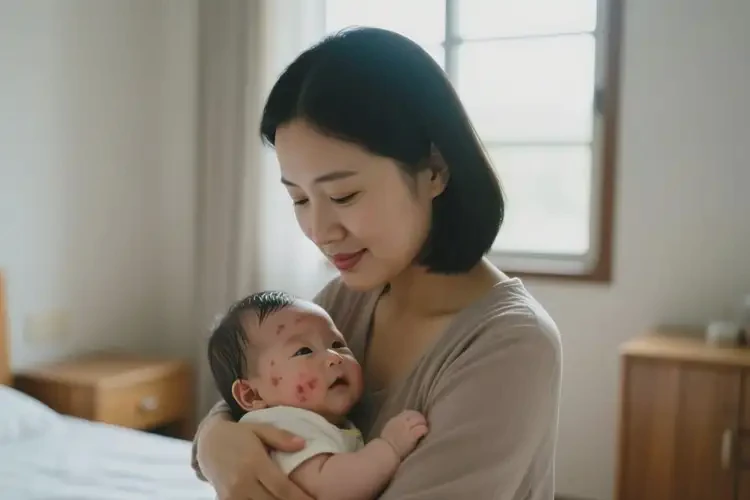 宝宝脖子经常起湿疹能治好吗(图3)