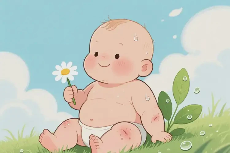 宝宝四肢出湿疹能治好吗(图3)