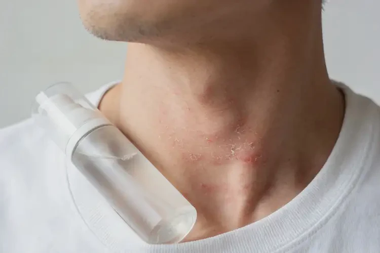 男人脖子上出现湿疹可以治好吗(图2)