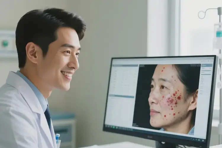 男人面部出湿疹可以治好吗(图1)