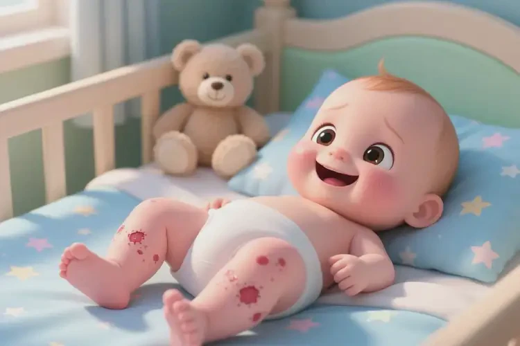 婴儿小腿上容易起湿疹不管它会自己痊愈吗(图3)