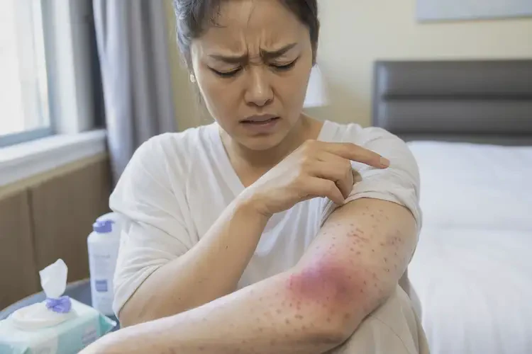 哺乳期妈妈手臂容易长湿疹不管它会自己好吗(图4)