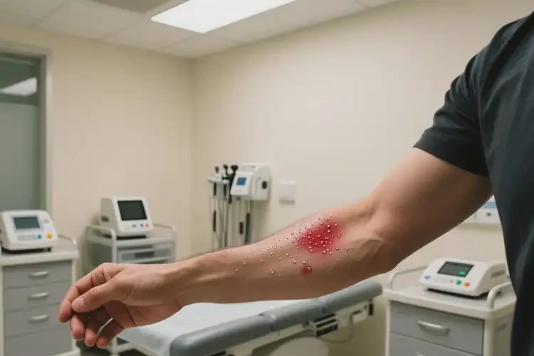 男人手臂上出湿疹可以治好吗(图4)