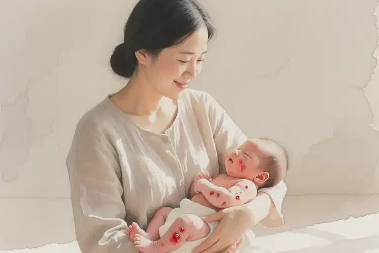 婴儿四肢有湿疹能治好吗(图2)