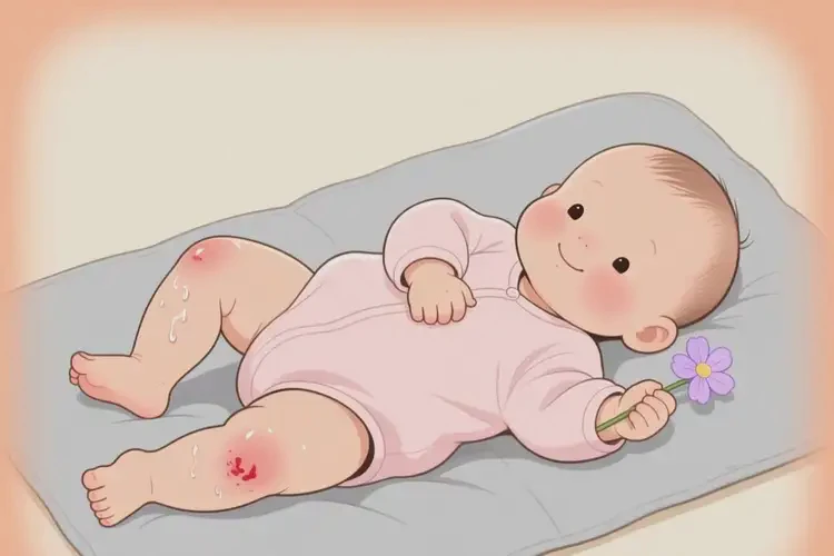 宝宝小腿上长湿疹能治好吗(图3)