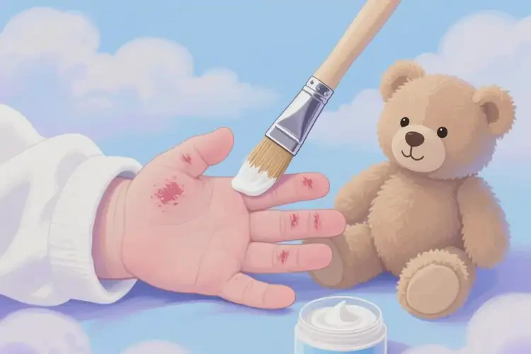 宝宝手上有湿疹能治好吗(图1)