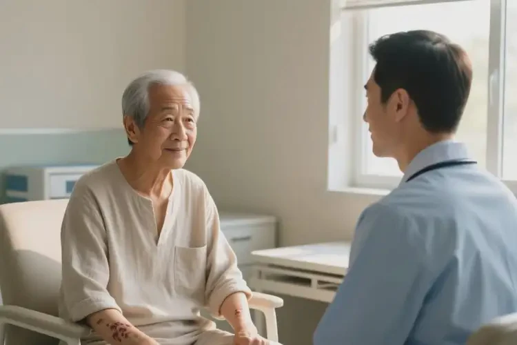 老年人手臂上偶尔起湿疹可以治好吗(图4)