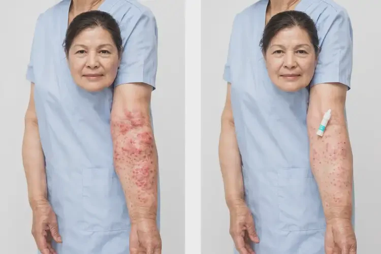 女人四肢容易长湿疹可以治好吗(图3)