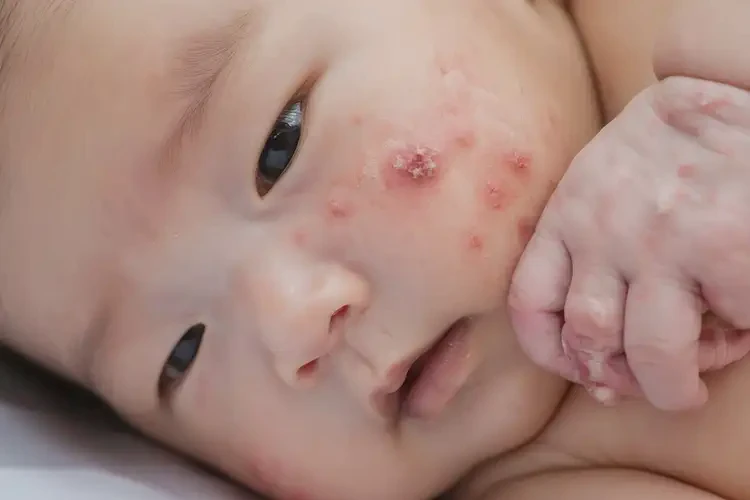 婴儿四肢偶尔起湿疹能治好吗(图4)