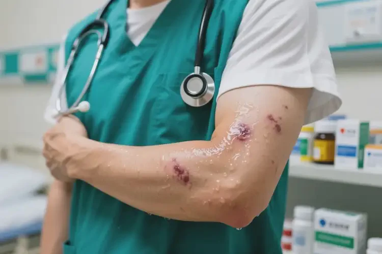 男性手臂长湿疹可以治好吗(图3)