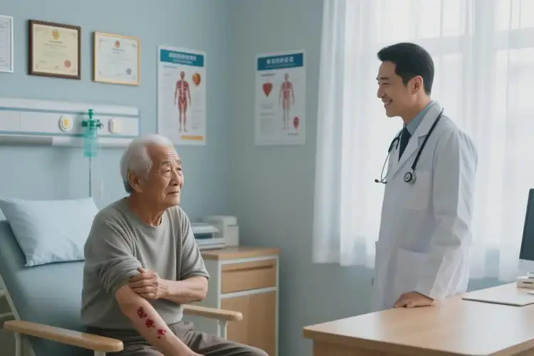 老年人四肢有湿疹可以治好吗(图1)