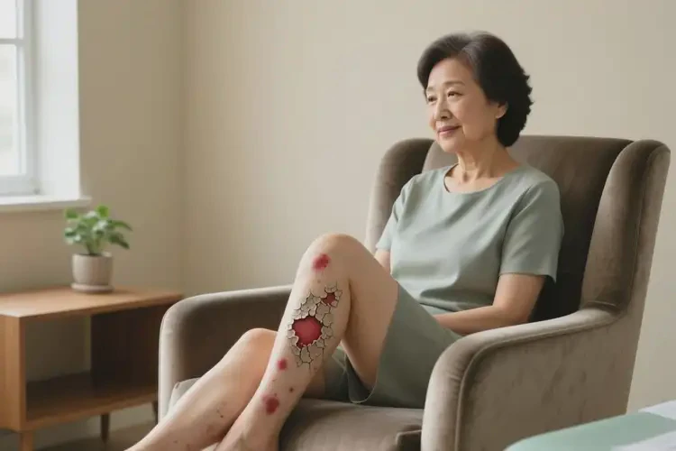 女人小腿上长湿疹可以治好吗(图3)