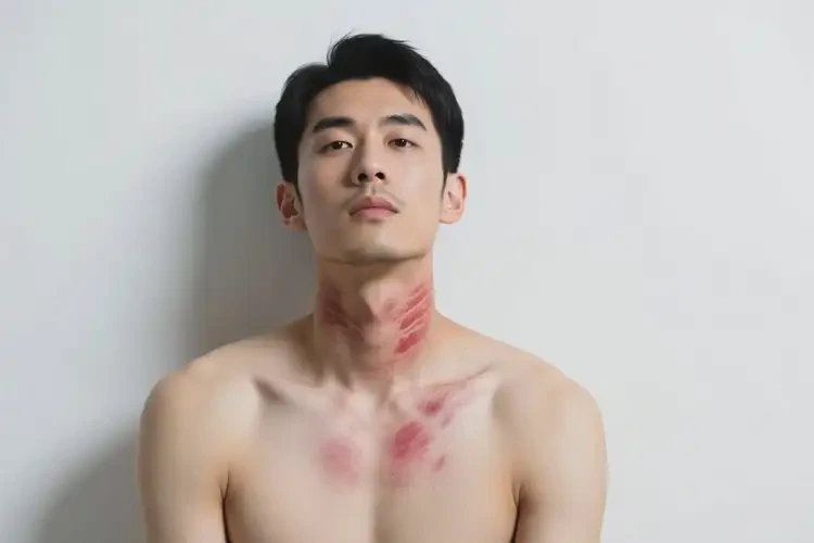 男性脖子上出湿疹可以治好吗(图2)