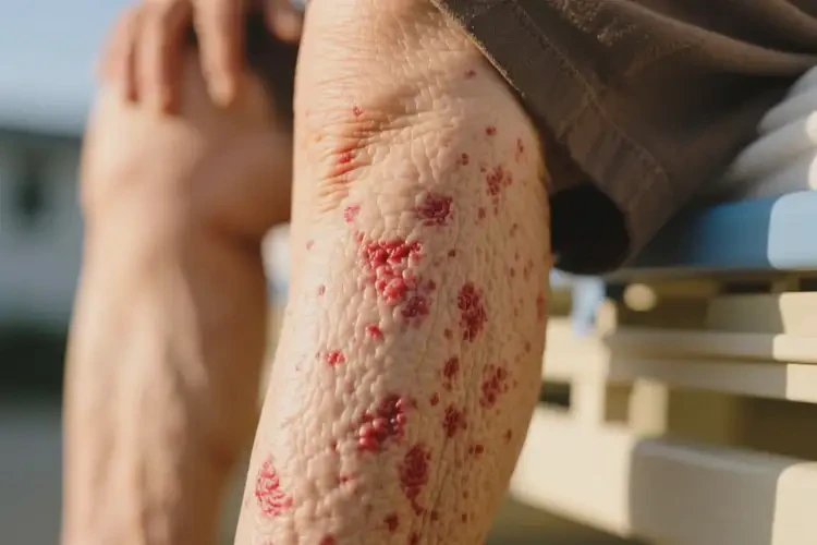 老年人小腿上出现湿疹可以治好吗(图4)