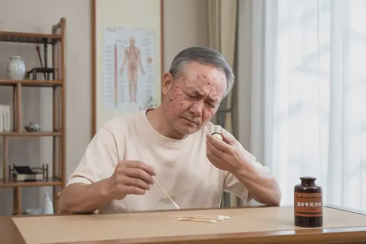 男性面部经常长湿疹可以治好吗(图1)