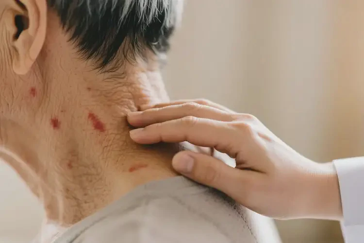 老年人脖子出现湿疹可以治好吗(图3)