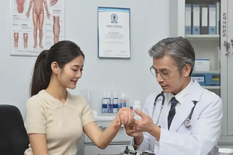 女人手上偶尔长湿疹可以治好吗(图1)