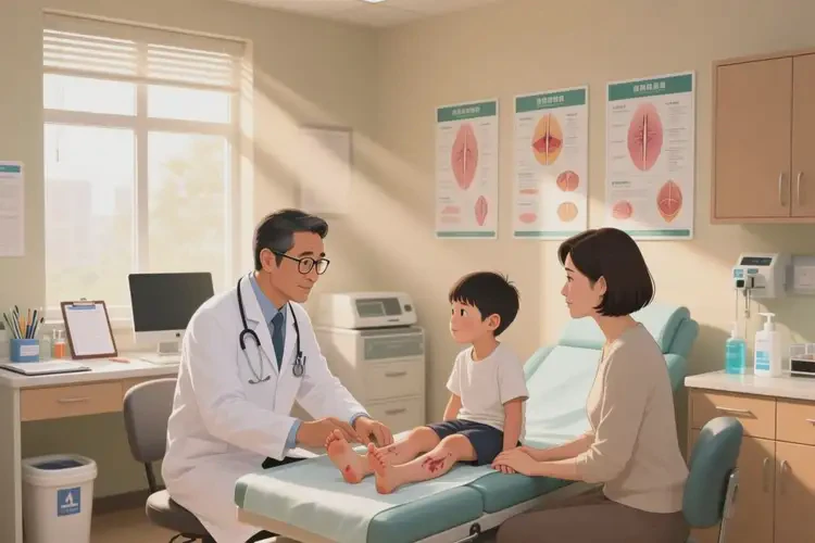 小学生脚上长湿疹可以治好吗(图3)