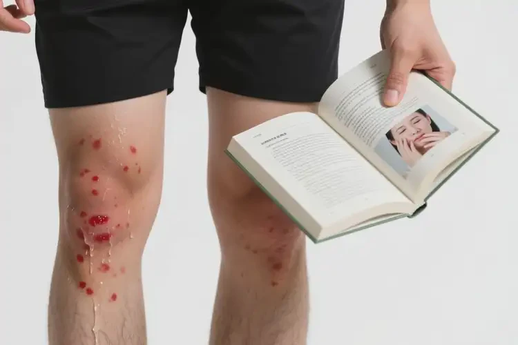 男人小腿上出现湿疹可以治好吗(图1)