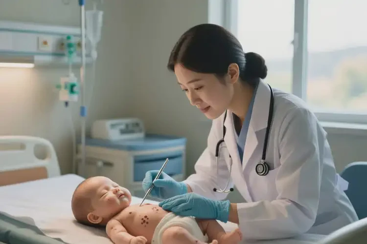 宝宝脖子偶尔起湿疹能治好吗(图1)