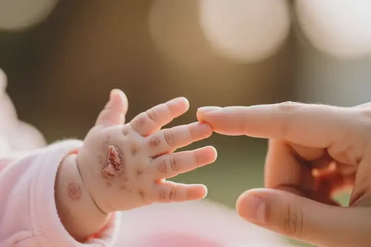 宝宝手上偶尔起湿疹能治好吗(图1)