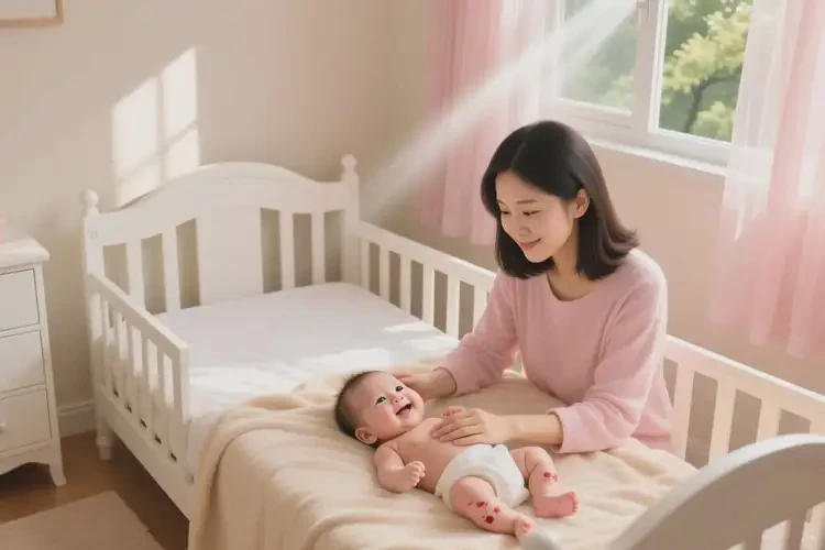 宝宝四肢偶尔起湿疹能治好吗(图1)