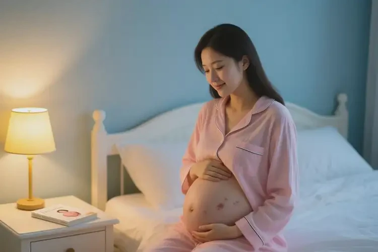 孕妇肚子上偶尔长湿疹可不可以彻底自愈(图1)