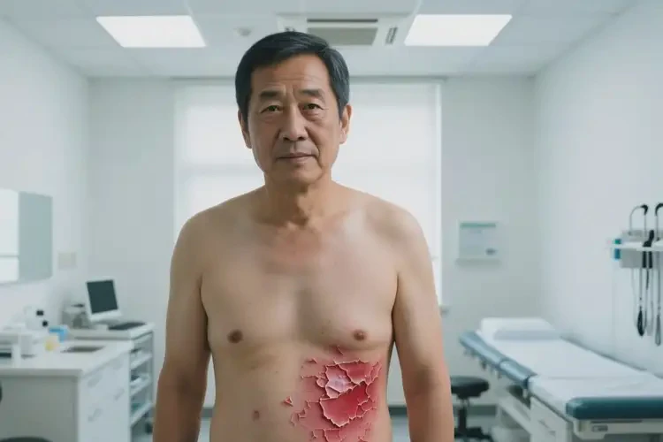 男性肚子上长湿疹可以治好吗(图2)