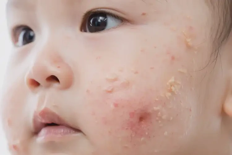 婴儿肚子上经常长湿疹能治好吗(图4)